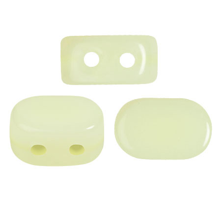 4x6mm Lipsi® glass beads by Puca® - Light Citrus x10g