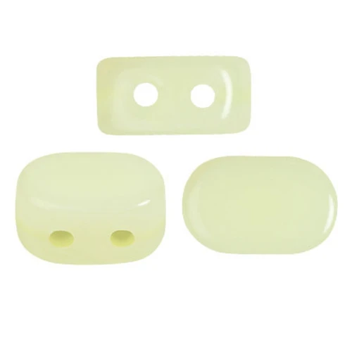 4x6mm Lipsi® glass beads by Puca® - Light Citrus x10g