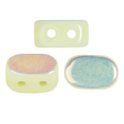 4x6mm Lipsi® glass beads by Puca® - Light Citrus AB x10g