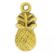 charms ananas 20 mm Old gold tone x5|raw }}