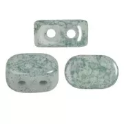 4x6mm Lipsi® glass beads by Puca® - Light Citrus marble x10g