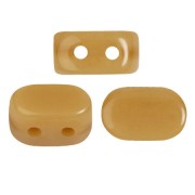 4x6mm Lipsi® glass beads by Puca® - Yellow Amber x10g