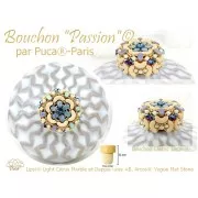 4x6mm Lipsi® glass beads by Puca® - Yellow Amber Gold splash x10g