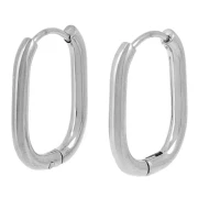 Oval hoop 21x15 mm - 304L stainless steel x20