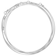 Semainier bracelet - 7 bands - 65 mm - 304L stainless steel|raw }}