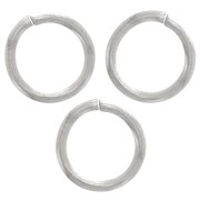 Open rings 6x0.8 mm - 316L stainless steel x100