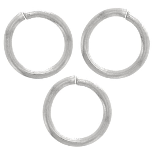 Open rings 6x0.8 mm - 316L stainless steel x100