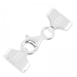 Sterling Silver lobster claw clasp Terminator Miyuki 10/0 5 rows