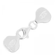 Sterling Silver lobster claw clasp Terminator 9 mm for Miyuki 11/0 6 ro