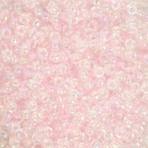 Seed beads Miyuki 11/0 265 - Transparent Pale Pink AB x8g