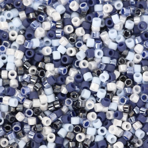 Mix Miyuki Delica 11/0 - Mighty Blue x8g