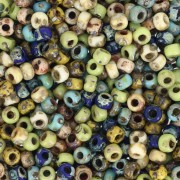Seed beads mix Miyuki 8/0 - Picasso Nature x8g|raw }}