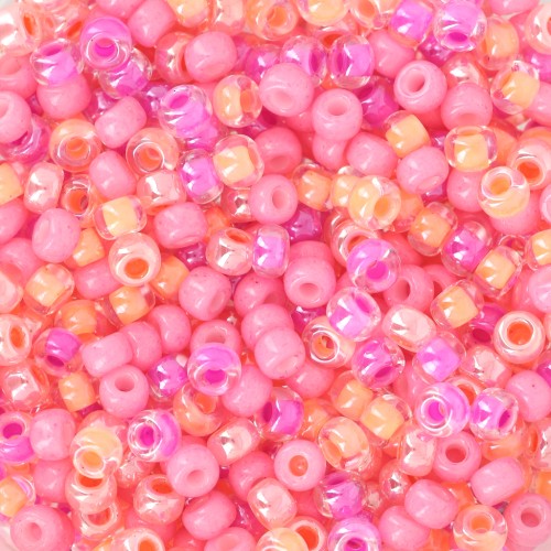 Seed beads mix Miyuki 8/0 - Bubblegum x8g