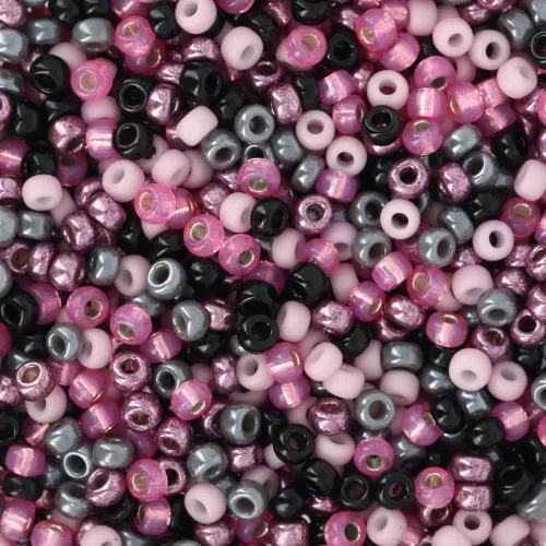 Seed beads Miyuki 11/0 - Mix Pink Candy x8g