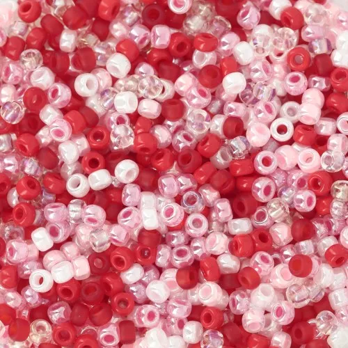 Seed beads mix Miyuki 11/0 - Valentine x8g