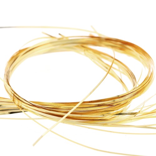 1 mm Polished Blade Wire - Gold x 4 g
