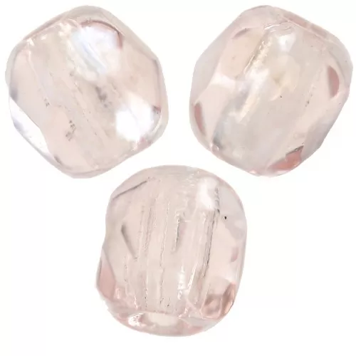 3mm Facets - Rosaline Shimmer x50