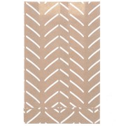 12x4.5x19.5cm Paper pouch - Epis pattern - Kraft White x1