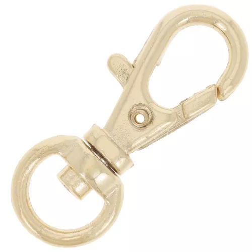 32mm lobster key ring - Fine gold plated x1