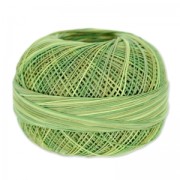 cotton yarn Lizbeth size 40 Leefy Greens n°138 x274m