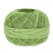 cotton yarn Lizbeth size 40 Leefy Greens n°138 x274m