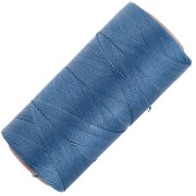 Linhasita waxed thread spool for micro macramé 0.35 mm - Denim Blue (119) x448m|raw }}