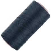 Linhasita waxed thread spool for micro macramé 0.35 mm - Storm Blue (202) x448m|raw }}