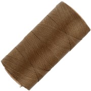 Linhasita waxed thread spool for micro macramé 0.35 mm - Old Bronze (204) x448m