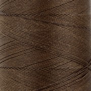 Linhasita waxed thread spool for micro macramé 0.35 mm - Dark Brown (205) x448m