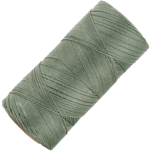 Linhasita waxed thread spool for micro macramé 0.35 mm Terre d'ombre (206) x448m