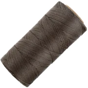 Linhasita waxed thread spool for micro macramé 0.35 mm - Chestnut (207) x448m