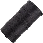 Linhasita waxed thread spool for micro macramé 0.35 mm - Dark brown (210) x448m