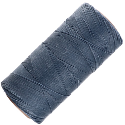 Linhasita waxed thread spool for micro macramé 0.35 mm - Mauve Grey (227) x448m