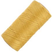 Linhasita waxed thread spool for micro macramé 0.5 mm - Mustard (1466) x335m