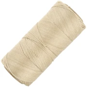 Linhasita waxed thread spool for micro macramé 0.75 mm - Blond (483) x228m
