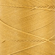 Linhasita waxed thread spool for micro macramé 0.75 mm Mustard (1466) x228m