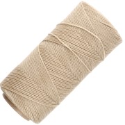 Linhasita waxed thread spool for micro macramé 1 mm - Blond (483) x168m