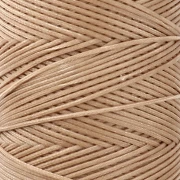 Linhasita Waxed Flat Yarn Spool for Macramé, 1.4 mm - Cinnamon (PALHA), 130 m