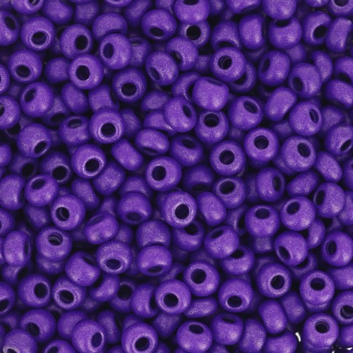 Preciosa Seed Beads 8/0 - 3 mm - Terra Intensive - Matte Purple x 20 g