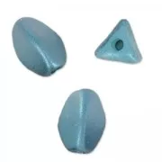 Pinch Beads 5x3 mm Pastel Petrol x50