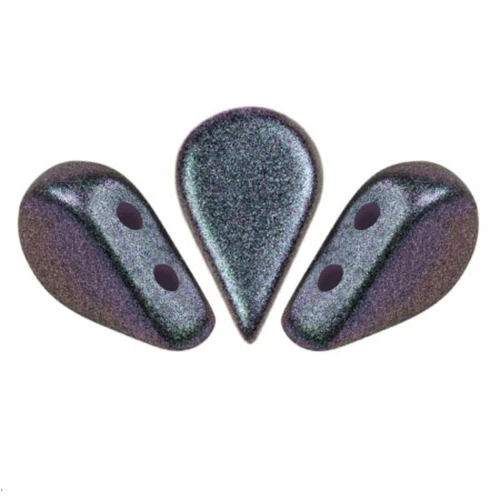 5x8mm Glass beads Amos® by Puca® - Polynesian Lilac x10g