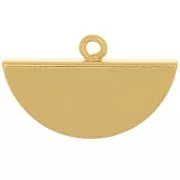 Half-moon pliers tip 18x11 mm - Gold x1