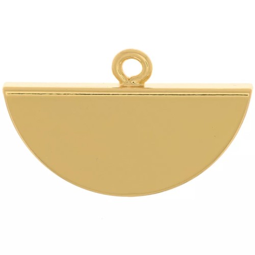 Half-moon pliers tip 18x11 mm - Gold x1