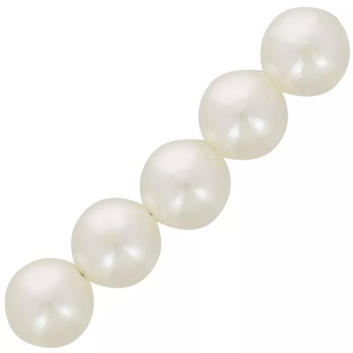 12mm Round beads imitation freshwater pearl - Cream Pearl x30