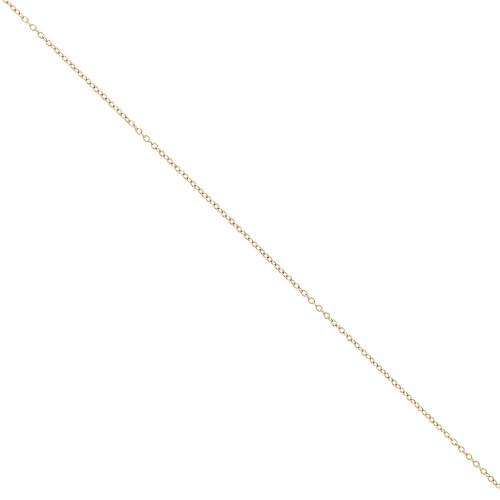 316L stainless steel Trace 1 mm mesh chain - Gold x50cm