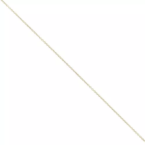 316L stainless steel Trace 1 mm mesh chain - Gold x50cm