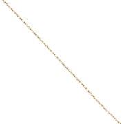 Stainless steel 316L Trace 1.1 mm mesh chain - Gold x50cm|raw }}