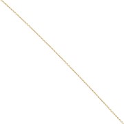 Stainless steel 316L Trace chain 1.1 mm - Gold x50cm