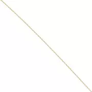 Stainless steel 316L Trace chain 1.1 mm - Gold x50cm