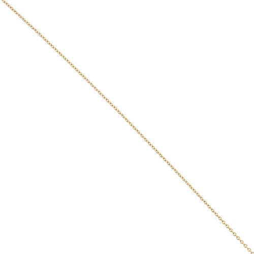 Stainless steel 316L Trace chain 1.1 mm - Gold x50cm